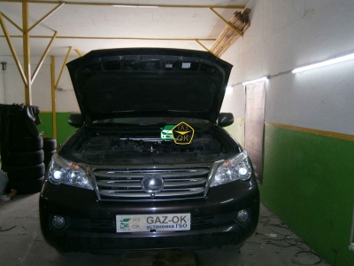 Установка ГБО на авто LEXUS GX-460  газ на машину Gaz Ok Газ ОК Киев